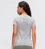 T-shirt à manches courtes pour femmes, vêtements de sport en plein air, à la mode, de Yoga, de course, shirt268z, nouvelle collection L-55