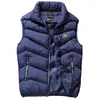 Gilet senza maniche L-8XL Uomini Primavera Autunno Moda Cappotti Casual Cappotti Casual Maschio Paddetto in cotone Giacca maschile Giacca maschile Addensare Gilet K88 211108