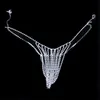 Chains Sexy Bikini Rhinestone Underwear Belly Chain Crystal Thong Body Jewelry