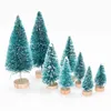 27Pcs/set Mini Christmas Tree Pine Tree Christmas Decorations For Home Navidad Xmas Ornament Year Decor Kids Gift DIY Craft 211104