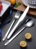 Germany Cutlery Set Gift Box 304 Stainless Steel Steak Knife and Fork Set Western Food Tableware Spoon