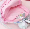 Unicorn Plecak Cute Cartoon School Bag Dye Plush Back Pack Pack Book Book Torby Mody Akcesoria 2 Wzory Opcjonalne BT6675