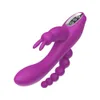3 In1 Rabbit Vibrator Clitoris Stymulator Sex Zabawki Dla Dorosłych Kobiet Anal Dildo Wibratory Pussy Seks Produkt dla par