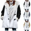 Women's Jackets Hoodies For Women Harajuk Patchwork Long Sleeve Cardigan Quilted Coats Winter Abrigos Mujer Invierno