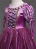 아동 의류 신데렐라 코스프레 공주 의상 어린이 멋진 Christening 드레스 보라색