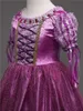 Kinderkleding Assepoester Cosplay Prinses Kostuum Kinderen Fancy Doopjurken Paars