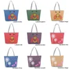 Shopping bag in tela con cerniera Sacs A Provisions Pour Femm Soft Touch Dandelion Bee Printing Casual Carry Eco Folding Women Tote Bag