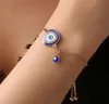 Charme türkische blaue Kristall Evil Eye Armbänder für Frauen handgemachte Goldketten Glück Armband Frau Schmuck 2873631 Tmmta Jmxco
