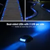Solar Lamps Driveway Markers Dock Lights Aluminum Boat Deck Light Outdoor LED Warning Step For Stair Garden Pathway Decor