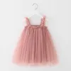 Baby Mädchen Kleid Flauschigen Tüll Hosenträger Kinder Sommer Prinzessin Kleinkind Kleidung E01 210610