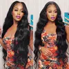 360 Lace Frontal Body Wave Closure Virgin Human Hair Pre Plucked Band Closures with Baby Hairs 10 12 14 16 2695