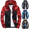 Mens Outdoor Waterdichte Jas Jas Sports Casual Hoodie Tops Light Rain 210928