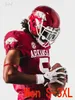 NCAA Kolej Formaları Arkansas Sn 11 Jaquayln Crawford 66 TY Clary 10 De'Vion Warren 17 John David Özel Futbol Dikişli