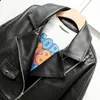 Casaco Faux 2021 de couro feminino para feminino Moda Autumn Zipper Motocicleta Coats Ladies preto pu outwear