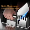 Knife Sharpener 4 in 1 Diamond Coated Fine Rod Knives Shears and Scissors Sharpening stone Easy to Sharpens Kitchen tool