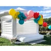 4x4m -13ftx13ft Wedding White Bouncy Castle Inflatable White Jum Castle Adults Bouncer Wedding Party Bounce House251W