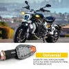 LED Motorcycle Turn Signals Blinker Light Indicator Amber Universal