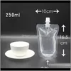 Packing Bags 100Ml 200Ml 250Ml 300Ml 380Ml 500Ml Empty Standup Plastic Drink Packaging Bag Spout Pouch For Beverage Liquid Juice Milk