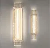 Transparent glas kristall vägglampa bakgrund vardagsrum kreativ designer korridor hotell lobby dekorativa