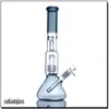 Colorful Tire inner core hookahs small beaker bong 13 inches glass bongs with 14mm glass bowl accessories