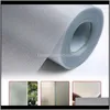 D￩cor Garden1Roll Frosted Privacy Casa Camera da letto Bagno Glass Window Film Vinly Sticker Deco Wallpapers Drop Delivery 2021 Zbx9T