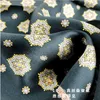 100% naturlig silke kvinnor fyrkantig halsdukar paisley print crepe satin vanlig halsduk näsduk bandana 53 * 53 cm