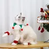 Collari per gatti Guinzagli Sciarpa per animali domestici di Natale Bavaglino per cani Asciugamano per saliva Simpatico gattino Bavaglini piccoli, medi e grandi Forniture per abbigliamento Animali domestici Regalo di Natale