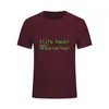 Men's T-Shirts 2022 Summer Brand Large Size 3D T-shirt Man Round Life Hack Short Sleeve Men Fashion T Shirt Wholesale Sleeves