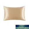 Kuddeväska Champagne / Guld 100% Mulberry Silk Pillowcase Case1 Fabrikspris Expert Design Kvalitet Senaste Style Original Status