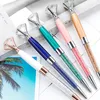 Large Diamond Ballpoint Metal Crystal Ballpoints Student Writing Pen Office Advertising Signature Pens School Supplies 15 Colors BH5850 TYJ