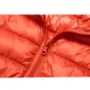 Sanishroly Otoño Invierno Mujeres Thin White Duck Down Jacket Parka Mujer Ultra Light Coat Tops cortos Tallas grandes S268 211013