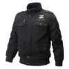 Vinter Militärjacka Outwear Mens Bomull Padded Pilot Armé Bomber Jacka Coat Män Casual Baseball Jackor Varsity Jackor 6XL Y1109