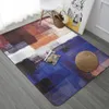 Tapis géométrique Tie Dye tapis Alfombra épais 15mm tapis de sol enfants jouant grand tapis salon rampant tapis soyeux