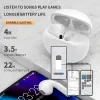 TWS Bluetooth Earbuds Wireless White in ear Auricolare Cuffie stereo microfono Mini Pro 6 per telefono cellulare