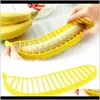 Vegetable Kitchen Dining Bar Home Garden Drop Delivery 2021 Banana Slicer Chopper Cutter Peeler Fruit Salad Sundaes Cereal Easy Kitchen Tools