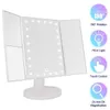 24LED Magnifier Makeup Light 2 s 1X 1 2X 1 Side 3X Magnification Mirror