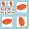 Kitchen Housekee Home Gardenkitchen Storage & Organization Water Fruit Dishes Leaves Design Trays Orange Drop Delivery 2021 Dlcn4