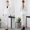 봄 여성 정장 전문 슬림 작은 ​​바지 기질 재킷 2 조각 세트 여성 착용 210930