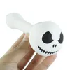 Smoking Accessories Wholesale Halloween Silicone Skeleton Pipe Skull Hand Pipes Silica Gel Cigarette Holder Dab Rigs Oil Burner SP300