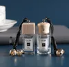 10 ml quadrado 12ml redondo alta qualidade perfume pingente garrafa vazia 100 pçs / lote (grátis para fazer logotipo) sn2607