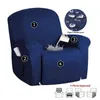 4pcs / set Cover inclinable couvercle tout compris Sofa Sofa S Spandex Lounge Single Seat Couch Hlebcovers Failchair 211207