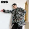 IEFB Niche Persoonlijkheid Tweedelige Ontwerp Blazers Twee Stuks Set voor Mannen Craft Printing Fashion Casual Spring Suit 9Y5368 210524