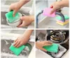 Sponges dish towel Household Cleaning Tools Kitchen Factory wholesales hundred clean tools double-sided sea cotton brush In addition to oil housework good helper