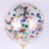 Sequin Balloon Mousse Confetti Aluminium Feuille d'anniversaire Fête d'anniversaire Décoration de mariage Fournitures YL554