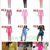 디자이너 여성 Jumpsuits Rompers Nightwear Playsuit 운동 버튼 Bodysuit 스키니 핫 프린트 긴 소매 V 넥 파자마 onesies 플러스 크기