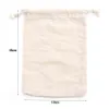 5"x7" Calico Bulk Cotton Muslin Drawstring Gift Bags for Tea Coffee Beans Jewelry Packaging Bag Pouch Christmas Party Supply