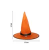 children hallowmeen costume caps colourful cosplay luminous witch cap kids audlt lamp costumes party wizard hats holiday gift