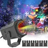 LED Projector Light Effects 6 Slides Replaceable Rotating Christmas Laser Lights Snowflake Skeleton Pattern for Xmas Halloween Holiday Party Decor