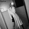 Neploe Harajuku veste femmes mode coréenne hauts irréguliers col en v à manches longues taille mince Blazer tempérament manteau femme 210422