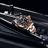 Luxo GMT Watch Pagani Design Homens Aço Inoxidável Relógios Mecânicos Automáticos Sapphire Cerâmica Bezel Relógio Impermeável 210804